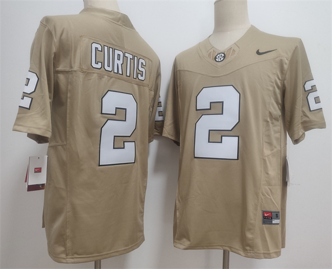 Men's Gold Vanderbilt Commodores #2 Jared Curtis 2026 F.U.S.E. Vapor Limited Stitched Football Jersey